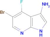 5-BROMO-4-FLUORO-1H-PYRROLO[2,3-B]PYRIDIN-3-AMINE