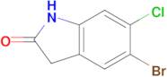 5-Bromo-6-chloro-2,3-dihydro-1H-indol-2-one