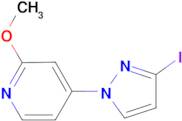 4-(3-IODO-PYRAZOL-1-YL)-2-METHOXY-PYRIDINE