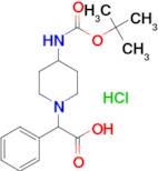 (4-N-BOC-AMINO-PIPERIDIN-1-YL)-PHENYL-ACETIC ACID HCL