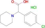 2-(4-CHLOROPHENYL)-2-(PIPERIDIN-1-YL)ACETIC ACID HCL