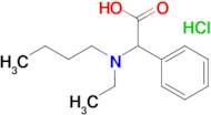 2-[BUTYL(ETHYL)AMINO]-2-PHENYLACETIC ACID HCL