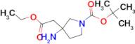 ETHYL (3-AMINO-1-BOC-PYRROLIDIN-3-YL)-ACETATE