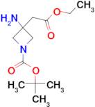 TERT-BUTYL 3-AMINO-3-(2-ETHOXY-2-OXOETHYL)AZETIDINE-1-CARBOXYLATE