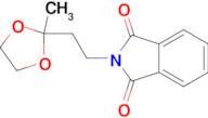 2-[2-(2-METHYL-1,3-DIOXOLAN-2-YL)ETHYL]ISOINDOLINE-1,3-DIONE