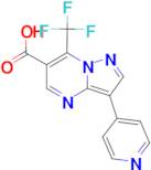 3-(PYRIDIN-4-YL)-7-(TRIFLUOROMETHYL)PYRAZOLO[1,5-A]PYRIMIDINE-6-CARBOXYLIC ACID