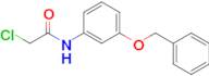 ACETAMIDE, 2-CHLORO-N-[3-(PHENYLMETHOXY)PHENYL]-