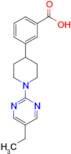 3-(1-(5-ETHYLPYRIMIDIN-2-YL)PIPERIDIN-4-YL)BENZOIC ACID