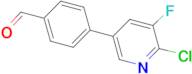 4-(6-Chloro-5-fluoropyridin-3-yl)benzaldehyde