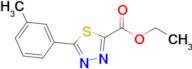 ETHYL 5-M-TOLYL-1,3,4-THIADIAZOLE-2-CARBOXYLATE