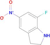 7-FLUORO-5-NITROINDOLINE