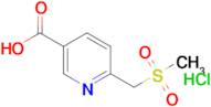 6-((METHYLSULFONYL)METHYL)NICOTINIC ACID HCL