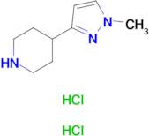 4-(1-METHYL-1H-PYRAZOL-3-YL)PIPERIDINE 2HCL