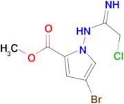 (E)-METHYL 1-((1-AMINO-2-CHLOROETHYLIDENE)AMINO)-4-BROMO-1H-PYRROLE-2-CARBOXYLATE