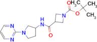 TERT-BUTYL 3-((1-(PYRIMIDIN-2-YL)PYRROLIDIN-3-YL)CARBAMOYL)AZETIDINE-1-CARBOXYLATE