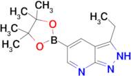 3-ETHYL-5-(4,4,5,5-TETRAMETHYL-1,3,2-DIOXABOROLAN-2-YL)-1H-PYRAZOLO[3,4-B]PYRIDINE