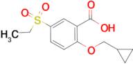 2-(CYCLOPROPYLMETHOXY)-5-(ETHYLSULFONYL)BENZOIC ACID