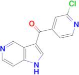 (2-CHLOROPYRIDIN-4-YL)(1H-PYRROLO[3,2-C]PYRIDIN-3-YL)METHANONE