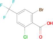 2-BROMO-6-CHLORO-4-(TRIFLUOROMETHYL)BENZOIC ACID