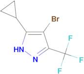 4-BROMO-3-CYCLOPROPYL-5-(TRIFLUOROMETHYL)-1H-PYRAZOLE