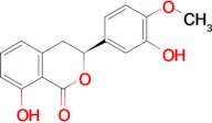 (S)-8-HYDROXY-3-(3-HYDROXY-4-METHOXYPHENYL)ISOCHROMAN-1-ONE