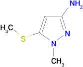 1-METHYL-5-(METHYLTHIO)-1H-PYRAZOL-3-AMINE