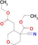 ETHYL 4-CYANO-3-(2-ETHOXY-2-OXOETHYL)TETRAHYDRO-2H-PYRAN-4-CARBOXYLATE