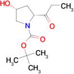 (2R,4R)-TERT-BUTYL 4-HYDROXY-2-PROPIONYLPYRROLIDINE-1-CARBOXYLATE