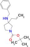 TERT-BUTYL 3-ALLYL-3-(BENZYLAMINO)PYRROLIDINE-1-CARBOXYLATE