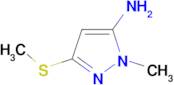 1-METHYL-3-(METHYLTHIO)-1H-PYRAZOL-5-AMINE