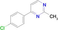 4-(4-CHLOROPHENYL)-2-METHYLPYRIMIDINE