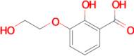 2-HYDROXY-3-(2-HYDROXYETHOXY)BENZOIC ACID