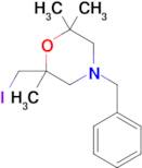 4-BENZYL-2-(IODOMETHYL)-2,6,6-TRIMETHYLMORPHOLINE