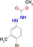 METHYL 2-(4-BROMO-3-METHYLPHENYL)HYDRAZINECARBOXYLATE