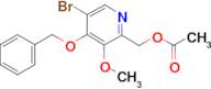 (4-(BENZYLOXY)-5-BROMO-3-METHOXYPYRIDIN-2-YL)METHYL ACETATE