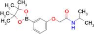 N-ISOPROPYL-2-(3-(4,4,5,5-TETRAMETHYL-1,3,2-DIOXABOROLAN-2-YL)PHENOXY)ACETAMIDE