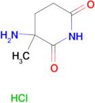 3-AMINO-3-METHYLPIPERIDINE-2,6-DIONE HCL