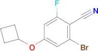 2-BROMO-4-CYCLOBUTOXY-6-FLUOROBENZONITRILE