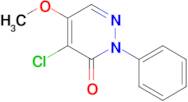 4-CHLORO-5-METHOXY-2-PHENYLPYRIDAZIN-3(2H)-ONE