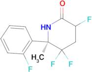 (6R)-3,5,5-TRIFLUORO-6-(2-FLUOROPHENYL)-6-METHYLPIPERIDIN-2-ONE