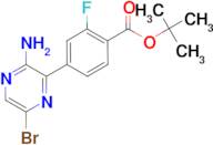 TERT-BUTYL 4-(3-AMINO-6-BROMOPYRAZIN-2-YL)-2-FLUOROBENZOATE