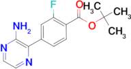 TERT-BUTYL 4-(3-AMINOPYRAZIN-2-YL)-2-FLUOROBENZOATE