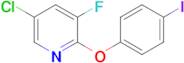 5-CHLORO-3-FLUORO-2-(4-IODOPHENOXY)PYRIDINE