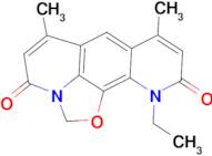 11-ETHYL-6,8-DIMETHYLOXAZOLO[5,4,3-IJ]PYRIDO[3,2-G]QUINOLINE-4,10(2H,11H)-DIONE