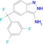 5-[(3,5-Difluorophenyl)difluoromethyl]-1H-indazol-3-amine