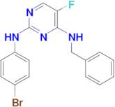 N4-BENZYL-N2-(4-BROMOPHENYL)-5-FLUOROPYRIMIDINE-2,4-DIAMINE