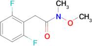 2-(2,6-DIFLUOROPHENYL)-N-METHOXY-N-METHYLACETAMIDE