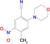 4-METHYL-2-MORPHOLINO-5-NITROBENZONITRILE