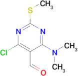 4-CHLORO-6-(DIMETHYLAMINO)-2-(METHYLTHIO)PYRIMIDINE-5-CARBALDEHYDE