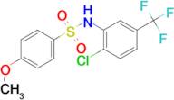 N-(2-CHLORO-5-(TRIFLUOROMETHYL)PHENYL)-4-METHOXYBENZENESULFONAMIDE